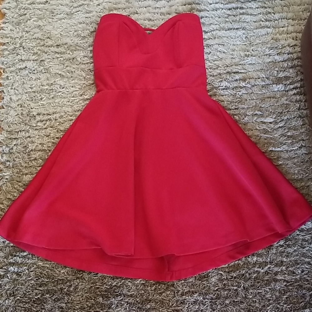Red dress
